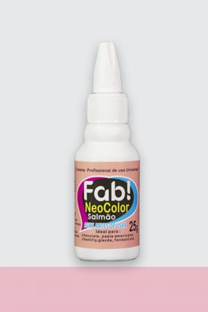 Colorante en gel Neocolor Fab Liposoluble para chocolate 25g - Salmón