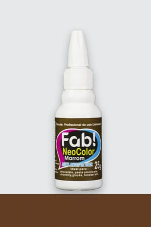 Colorante en gel Neocolor Fab Liposoluble para chocolate MARRÓN 25g.