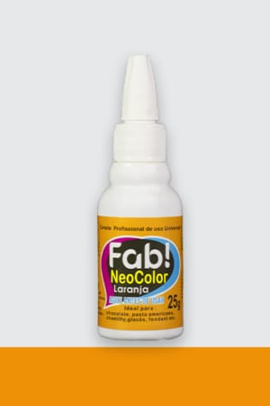 Colorante en gel Neocolor Fab Liposoluble para chocolate 25g - Naranja