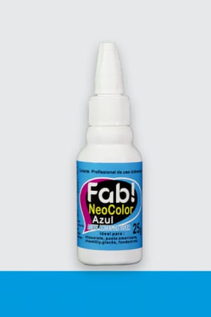 Colorante en Gel Neocolor Fab Liposoluble para chocolate 25g - Azul