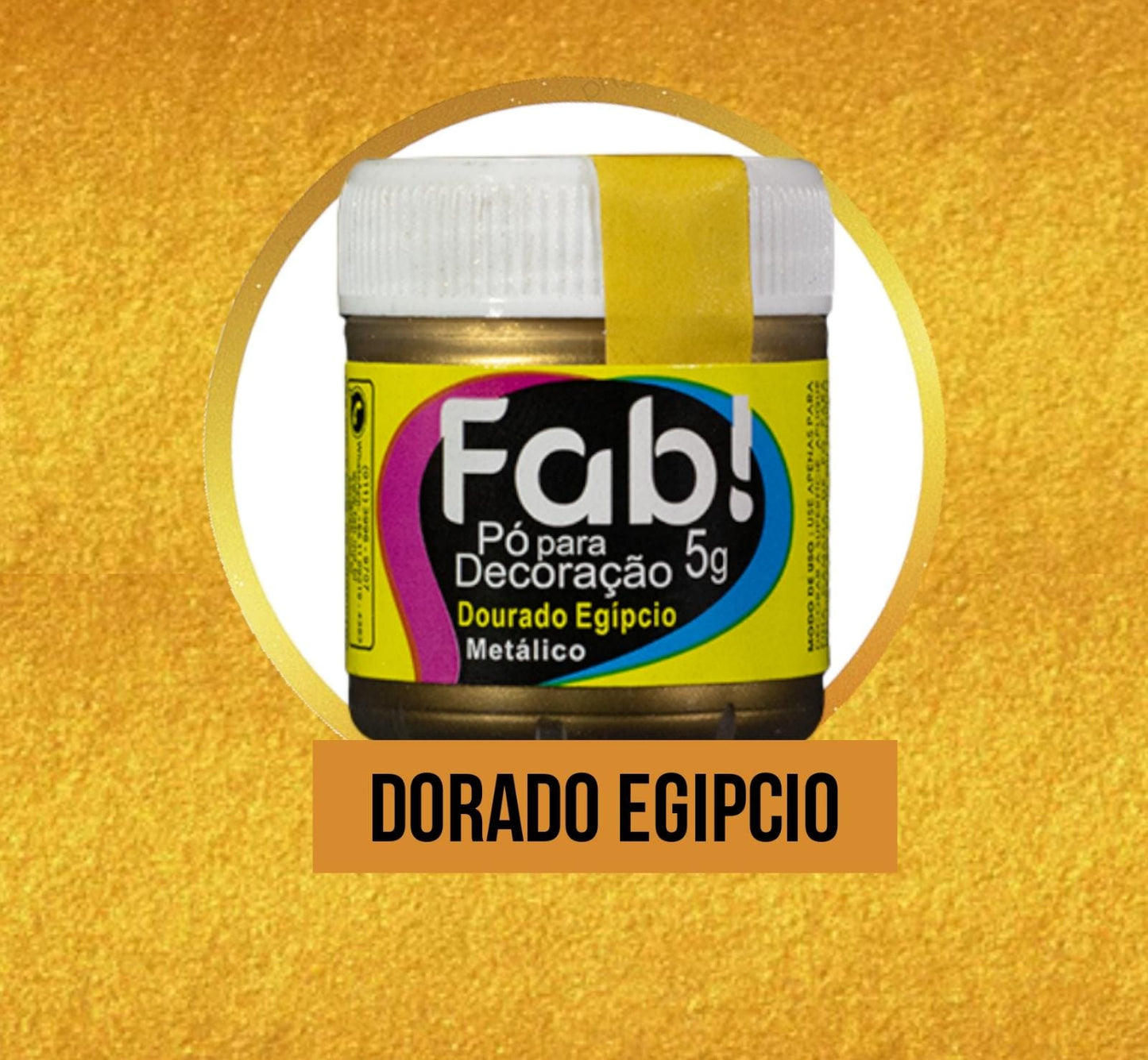 Polvo Matizador Fab 5g - Dorado Egipcio