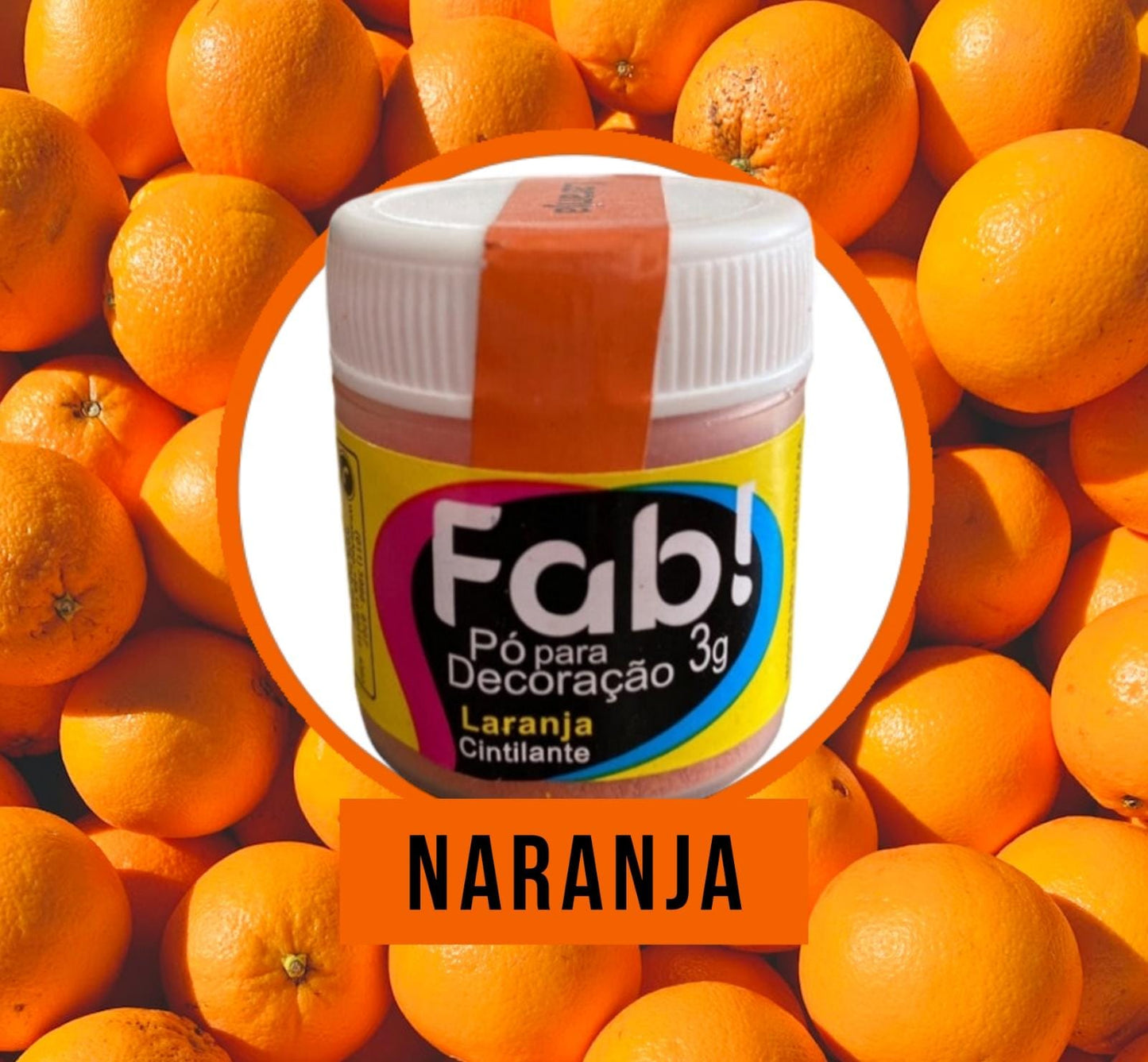 Polvo Matizador Fab 3g - Naranja