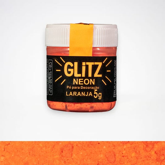 Polvo Fab Glitz 5g - Naranja Neón