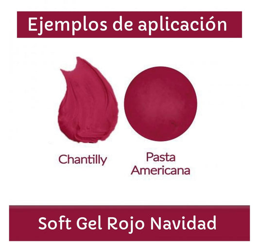 Colorante Fab Soft Gel 25g - Rojo Navidad