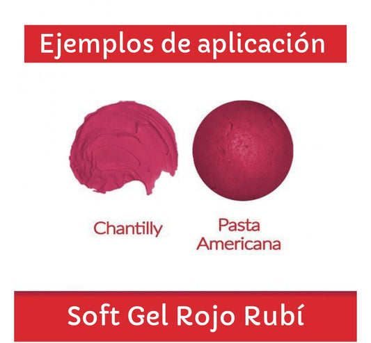 Colorante Fab Soft Gel 25g - Rojo Rubí