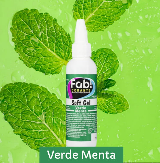 Colorante Fab Soft Gel 25g - Verde Menta