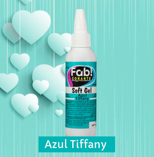 Colorante Fab Soft Gel 25g - Azul Tiffany