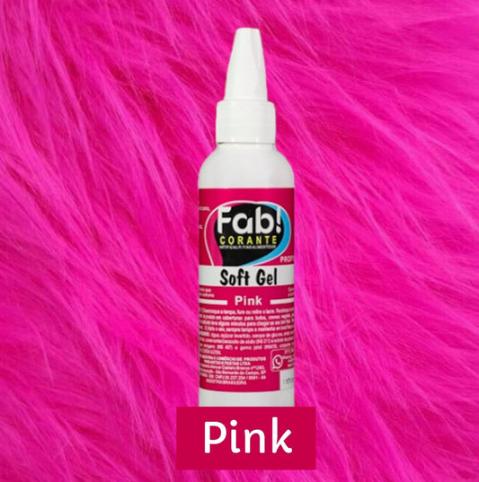 Colorante Fab Soft Gel 25g - Pink