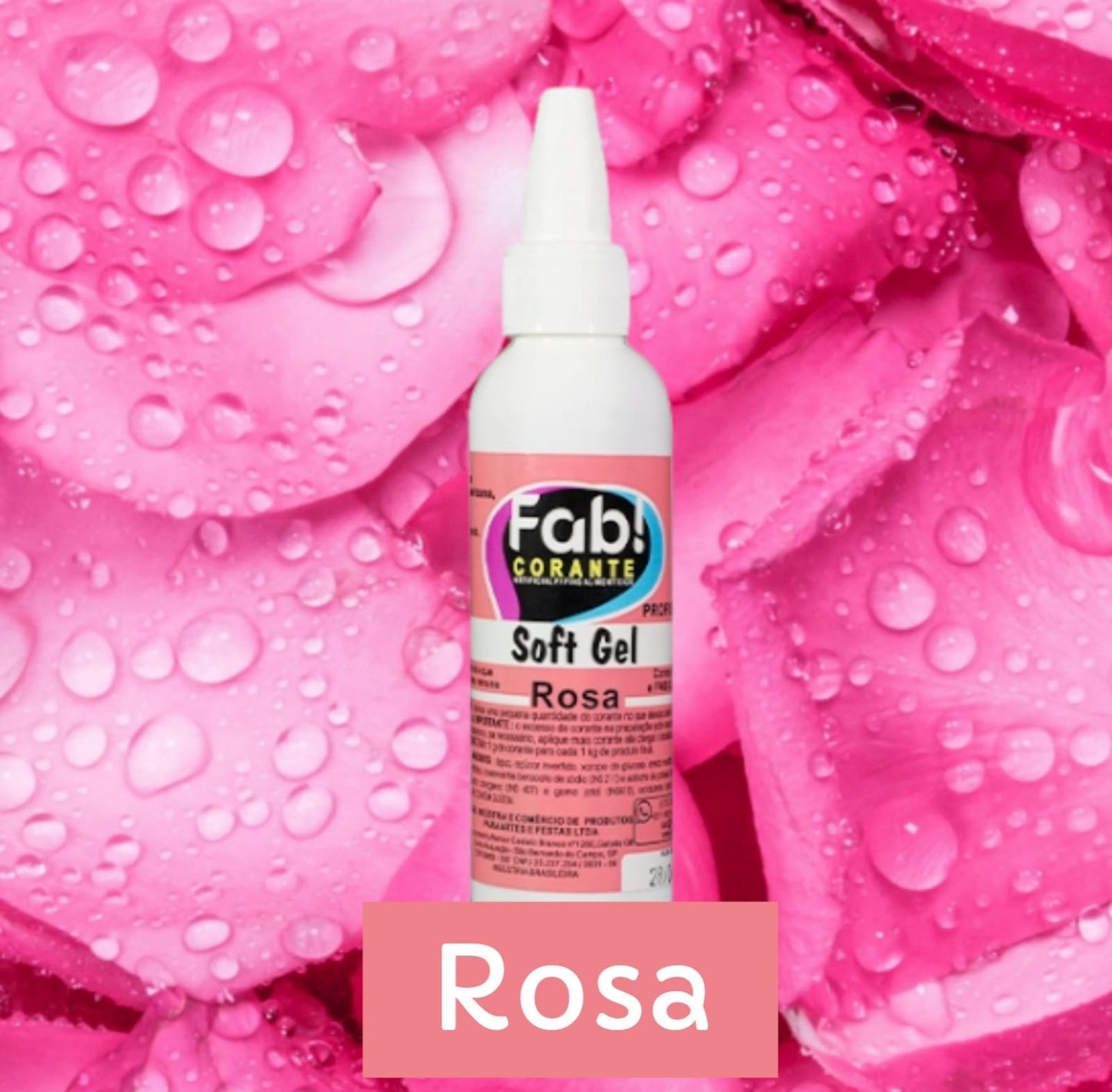 Colorante Fab Soft Gel 25g - Rosa