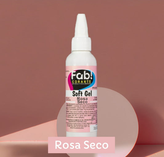 Colorante Fab Soft Gel 25g - Rosa Seco