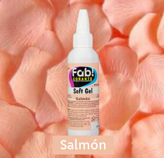 Colorante Fab Soft Gel 25g - Salmón