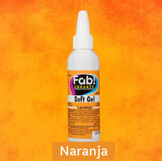 Colorante Fab Soft Gel 25g - Naranja