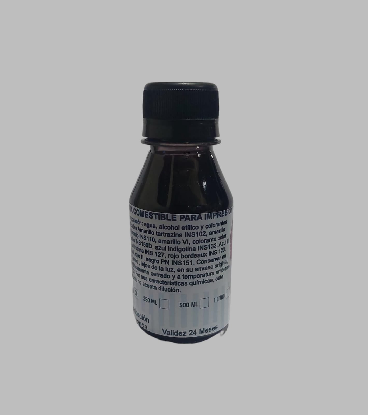 Tinta comestible 100 ml - Negro