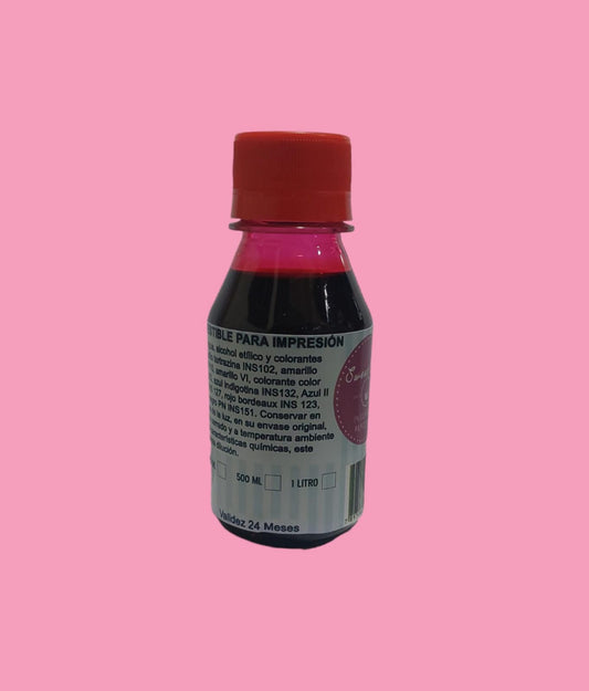 Tinta comestible 100 ml - Rojo