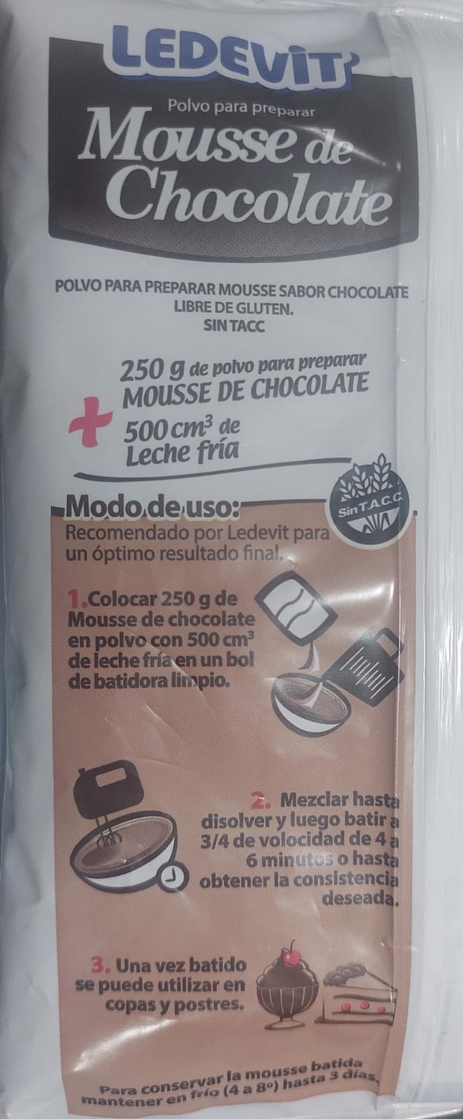 Polvo Mousse de Chocolate 250g