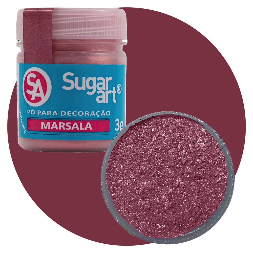 Polvo Matizador Sugar Art MARSALA 3g