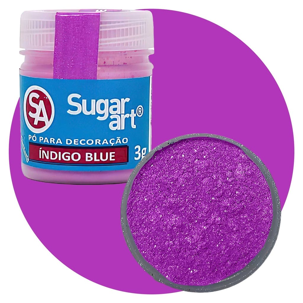 Polvo Matizador Sugar Art 3g - Índigo Blue