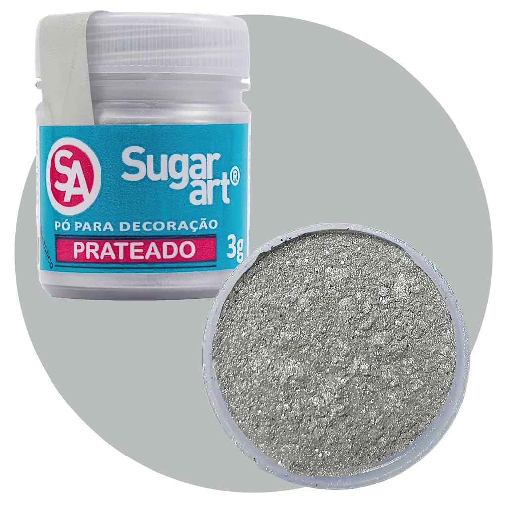 Polvo Matizador Sugar Art PLATEADO 3g