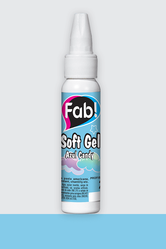 Colorante Fab Soft Gel 25g - Azul Candy