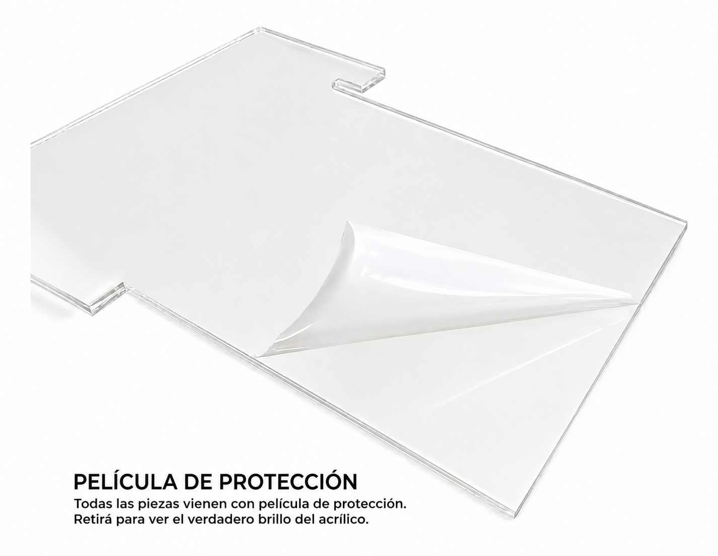 Soporte de Acrílico para Cake Slices con tapa