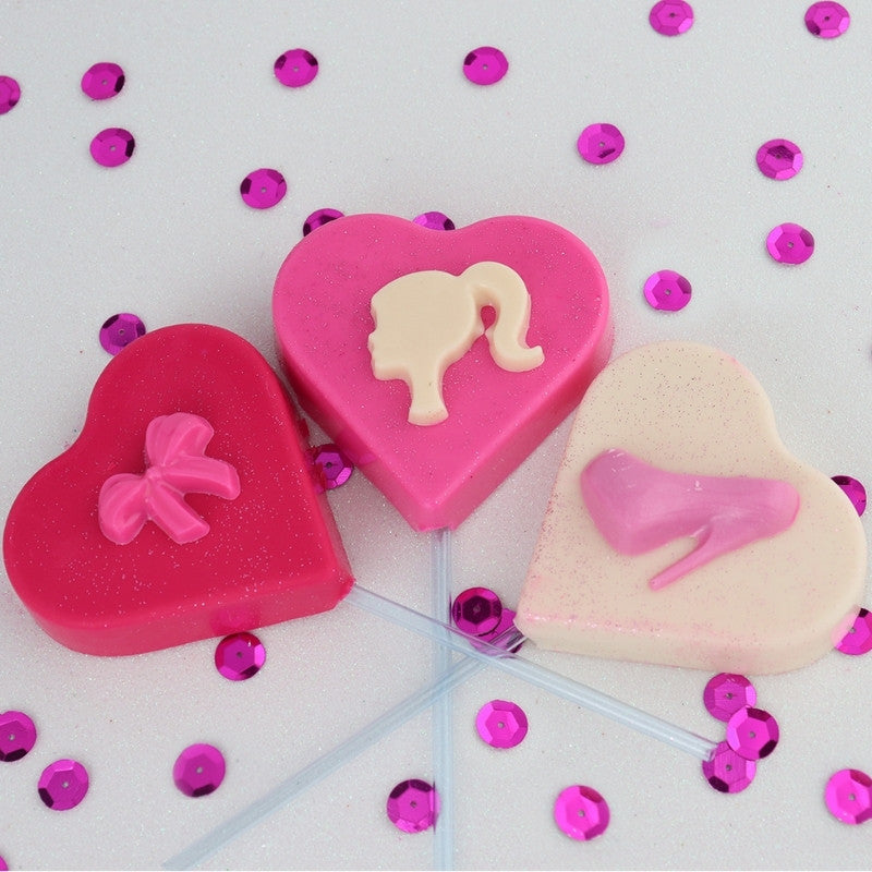 Placa Acetato y Silicona 3D - Paleta Corazón para Rellenar