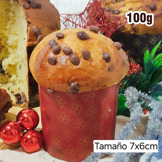 Molde Pan Dulce 100g Rojo