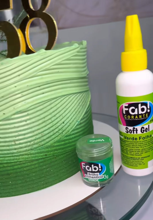 Polvo de Brillantina Fab 3g - Verde