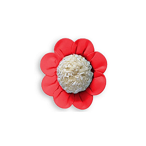 Flores Pirotines para Dulces 50un. Rojo