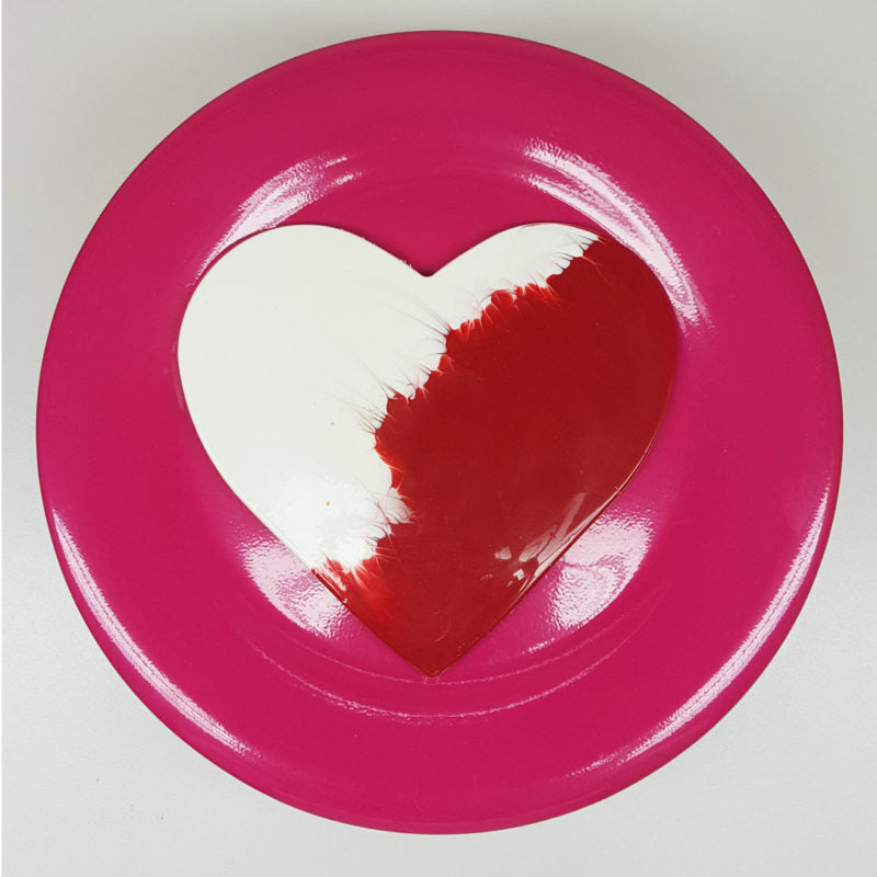 Placa Acetato Simple - Tableta Corazón