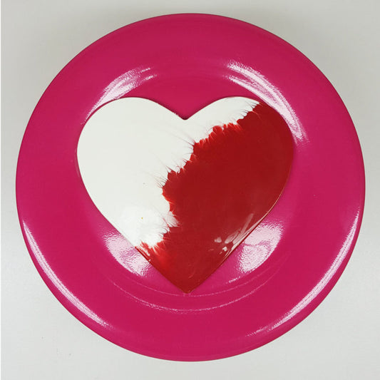 Placa Acetato Simple - Tableta Corazón