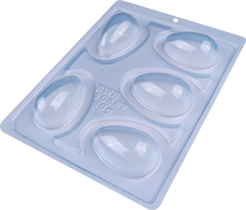 Placa Acetato y Silicona 3D - Huevo Liso Pascua 50g