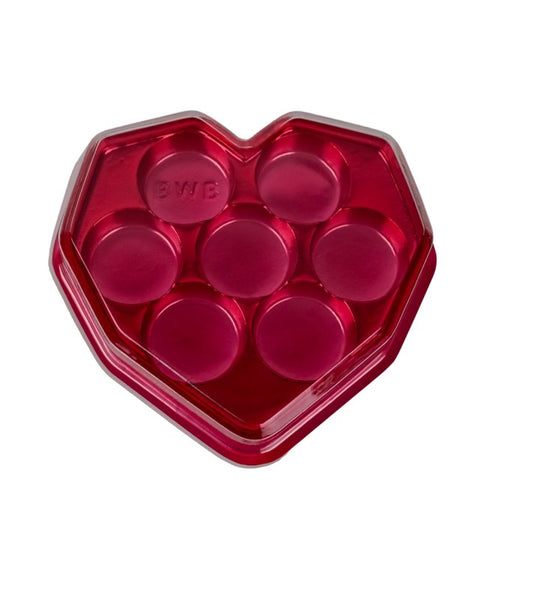 Caja Corazón para Bombones - Rojo