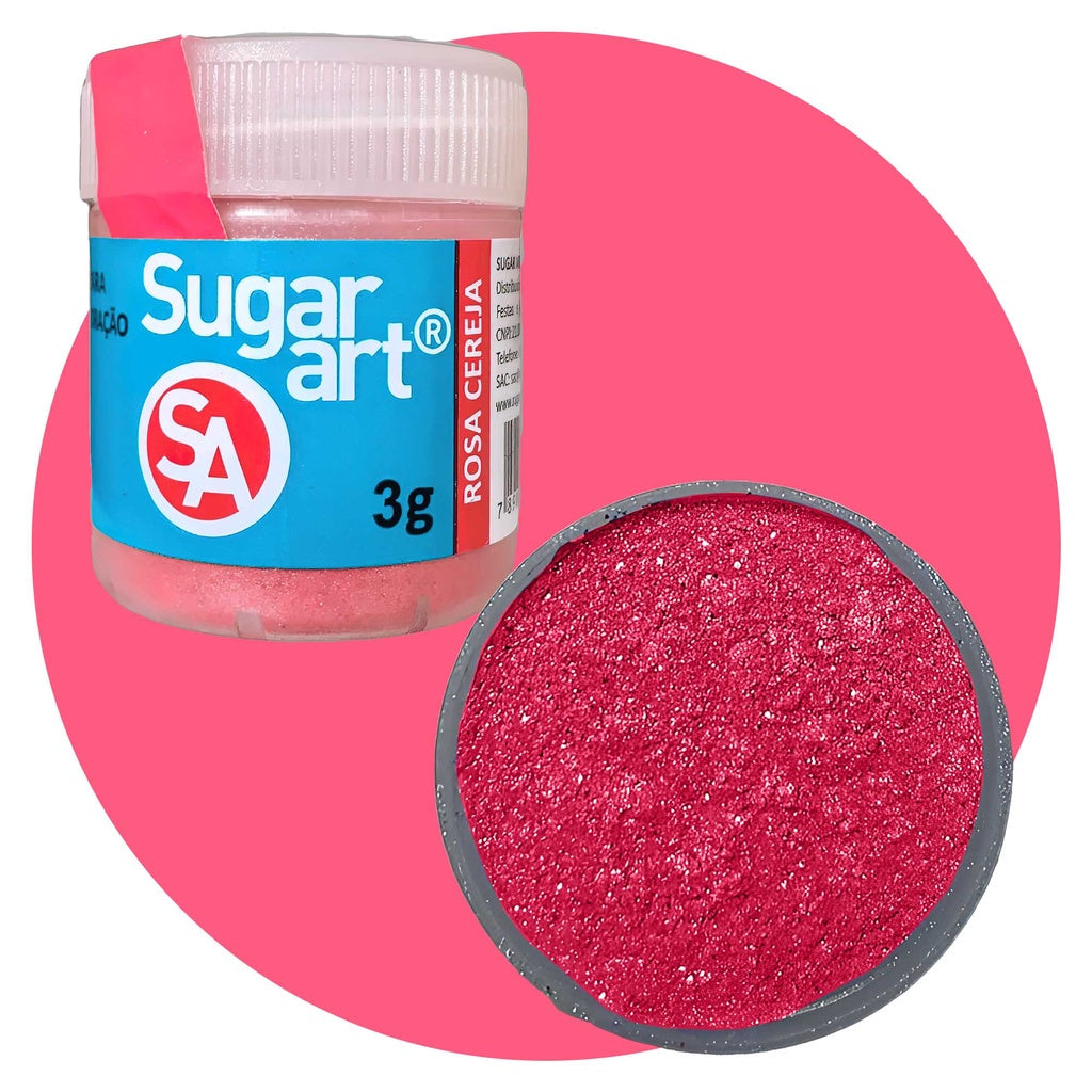 Polvo Matizador Sugar Art 3g - Rosa Cereza