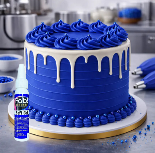 Colorante Fab Soft Gel 25g - Azul Rey