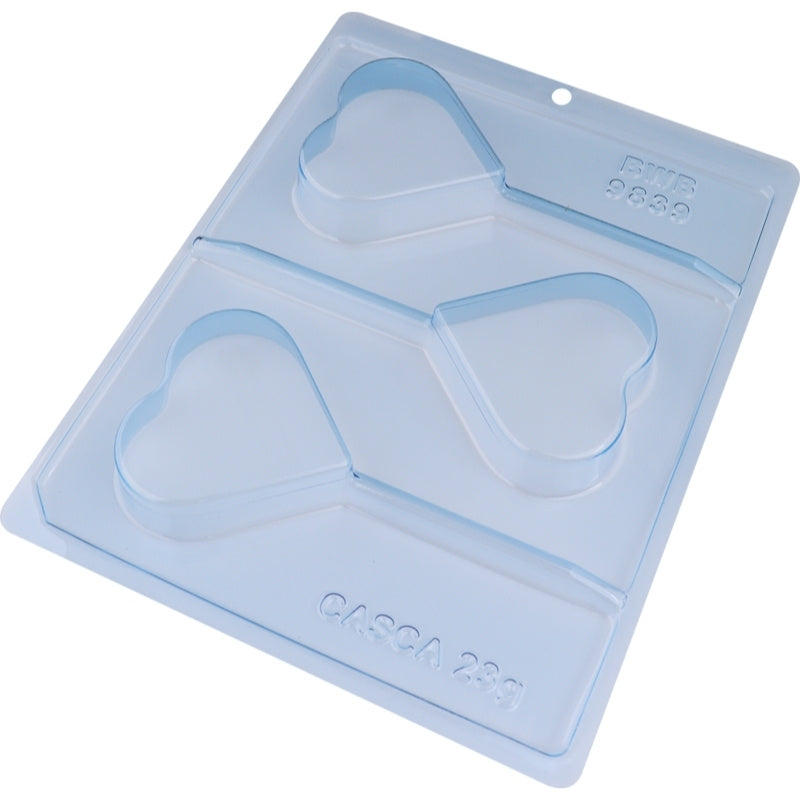 Placa Acetato y Silicona 3D - Paleta Corazón para Rellenar