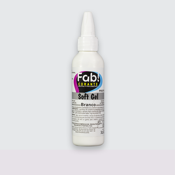Colorante Fab Soft Gel 25g - Blanco