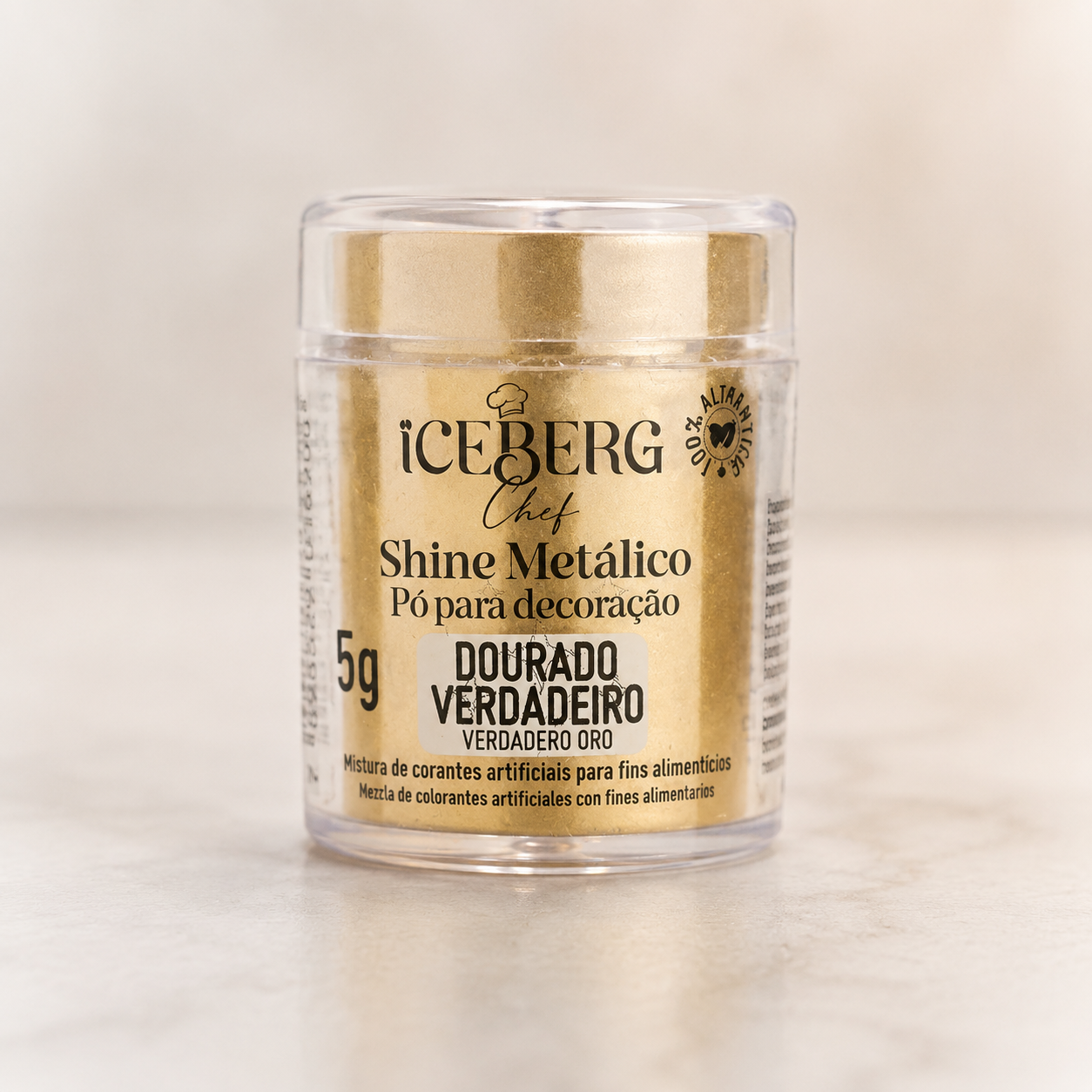 Polvo Matizador Dorado Verdadero 5g