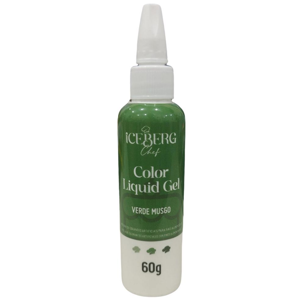 Colorante Liquid Gel 60g - Verde Musgo
