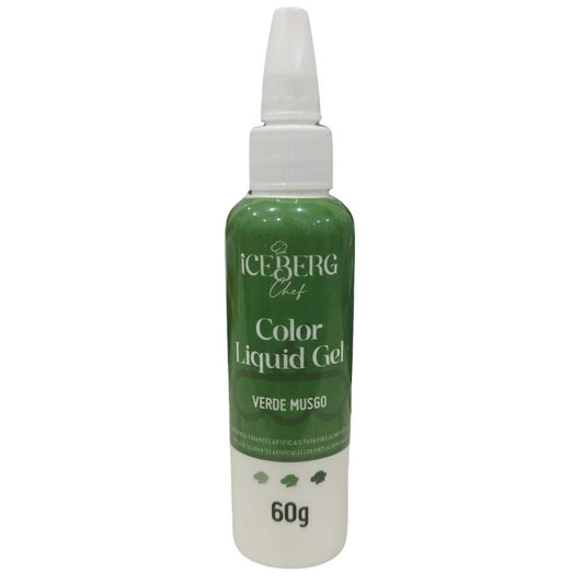 Colorante Liquid Gel 60g - Verde Musgo