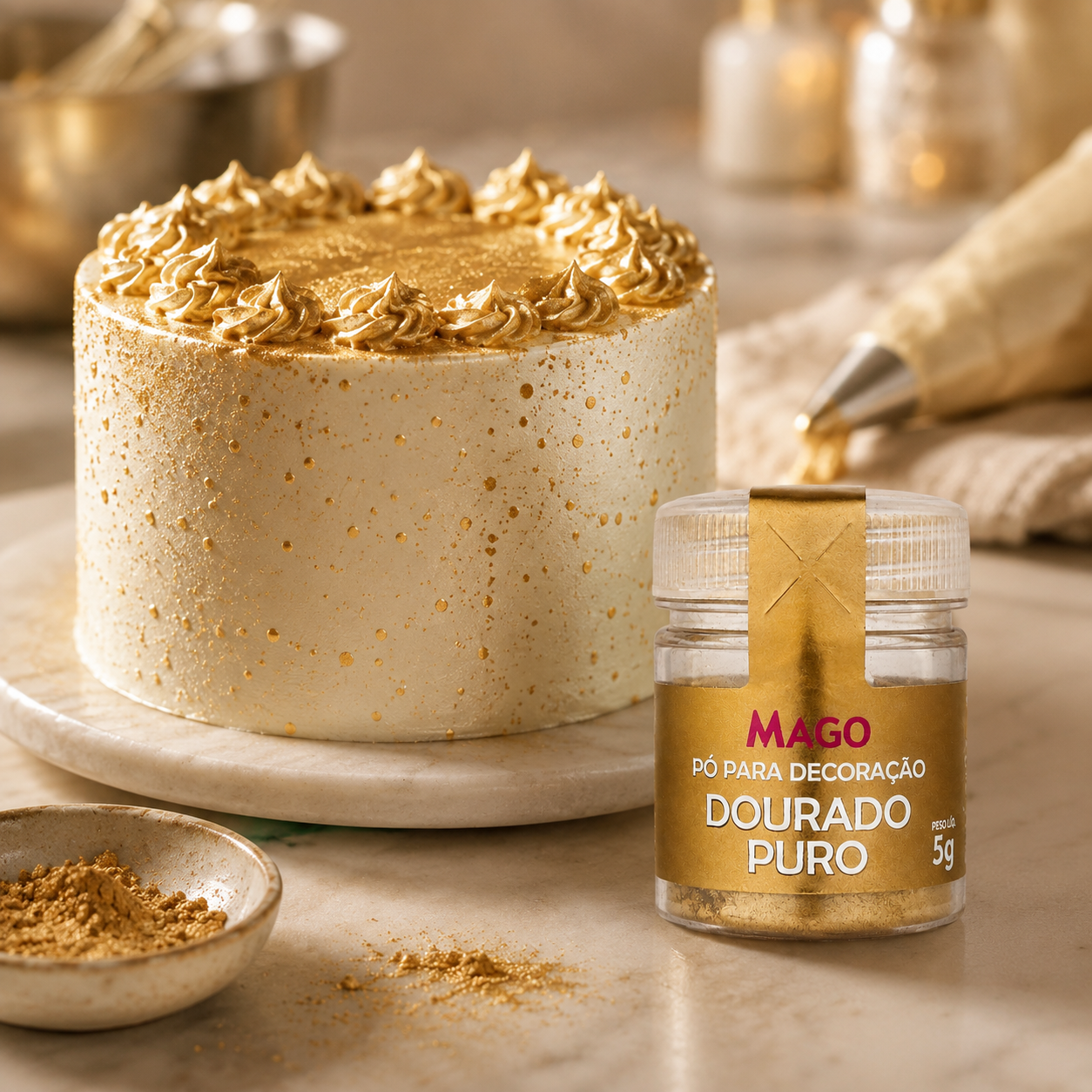 Polvo Matizador Dorado Puro 5g