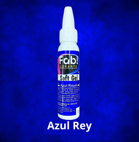 Colorante Fab Soft Gel 25g - Azul Rey