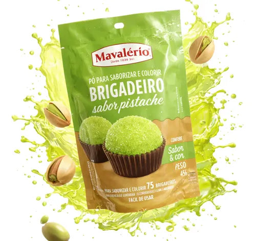 Polvo Saborizante y Colorante para Brigadeiro 45g - Pistacho