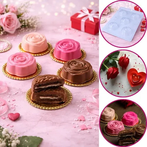 Placa Acetato Simple - Rosa Oreo/ Galletita