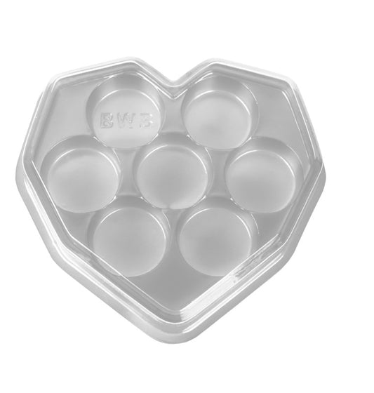 Caja Corazón para Bombones - Cristal