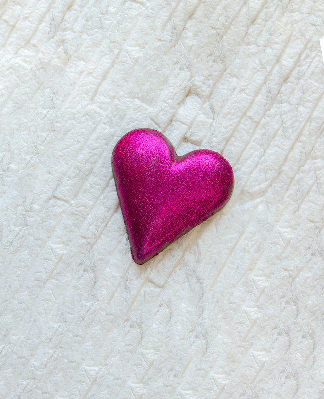 Placa Acetato y Silicona 3D - Corazón Liso Plano