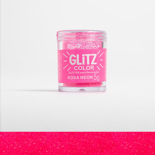 Glitter Brillantina Fab 5g - Rosa Neón