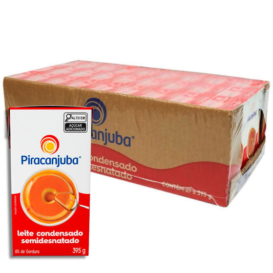 PACK X 10 Leche condensada 395g Semidescremada Piracanjuba