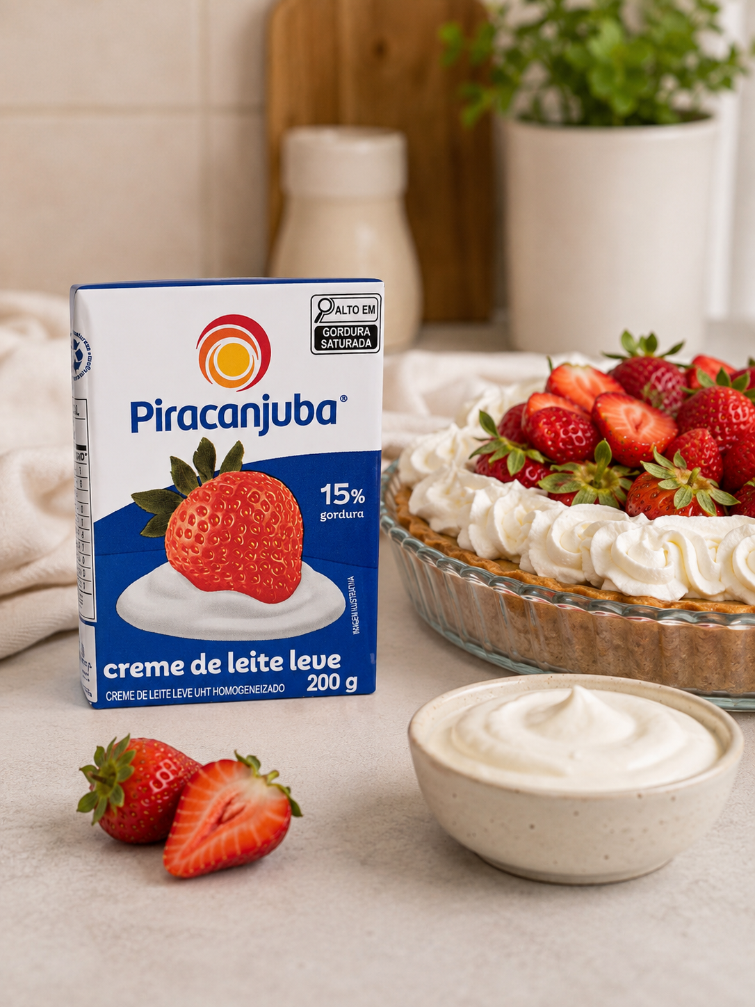 Crema de Leche 15% 200g - Piracanjuba