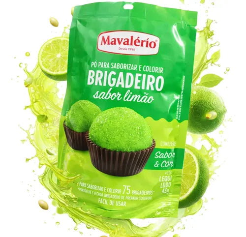 Polvo Saborizante y Colorante para Brigadeiro 45g - Limón
