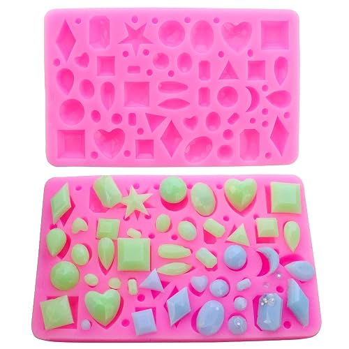Molde de Silicona Piedras Preciosas/ Gemas